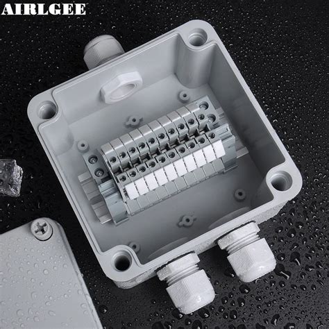 cable outlet box outside junction splitter|1 In 1 Out Outdoor 4 Fiber Optic Termination Box IP65 .